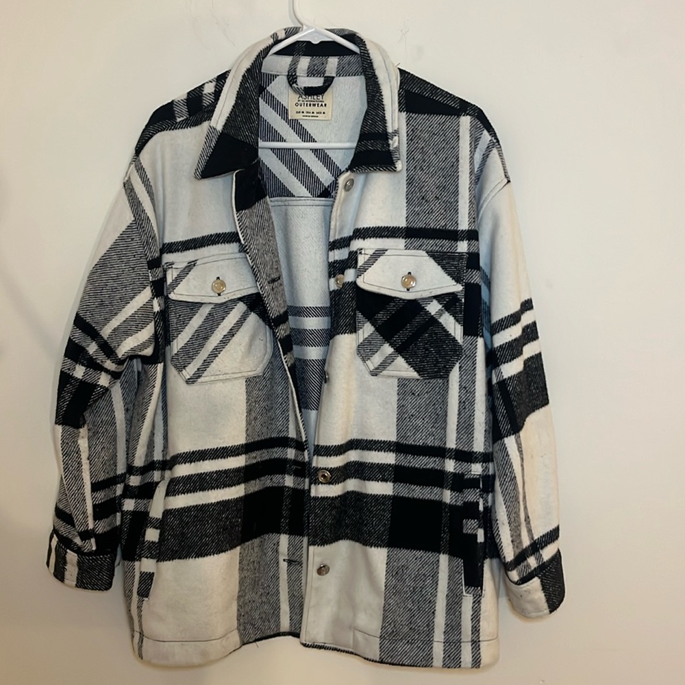 Black and white jacket